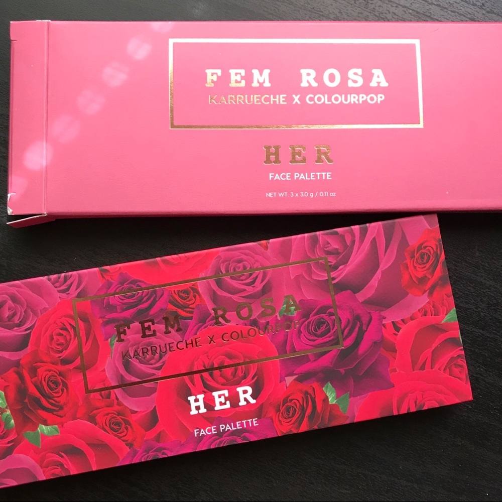 Kerrueche X Colourpop Face Palette
